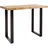 Landscape Bartisch rechteckig 80 x 105 x 140 cm Schwarz
