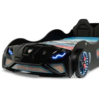 Aktürk Kinderbett Autobett Lambo RS-2 Seat mit Polster schwarz