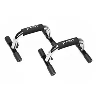 HMS Liegestützgriffe pu01 HMS schwarz|grau No Size