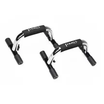 HMS Liegestützgriffe pu01 HMS schwarz|grau No Size