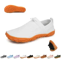 VeloStep Schuh for Damen Herren, Velostep Barfußschuhe Reduziert Knieschmerzen und Schwellungen – Sanft und Effektiv, Komfort Breite Zehenbox Null Drop Sohle Minimalistische Zehenschuhe(Weiß,42 EU) - 42 EU