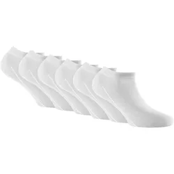Sneakersocken ROHNER SOCKS "Socken sneaker 3-er pack 6er Pack", Damen, Gr. 43-46, weiß, Obermaterial: 75% Baumwolle CO. 23% Polyamid PA. 2% Elasthan EL., Socken Sneakersocken