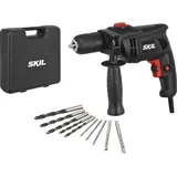 SKIL 1020 AD Schlagbohrmaschine 550 W für Mauerwerk, 5 Steinbohren, 5 Holzbohren