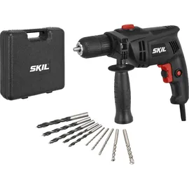 SKIL 1020 AD Schlagbohrmaschine 550 W für Mauerwerk, 5 Steinbohren, 5 Holzbohren