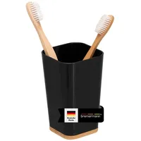 Bremermann Zahnputzbecher Calvi aus Bambus und Kunststoff // Utensilienständer