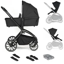 BabyGO Harmony 2in1 schwarz/schwarz (7751)