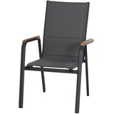 Siena Garden Tesoro Stapelsessel 67 x 62,5 x 97 cm anthrazit N40078