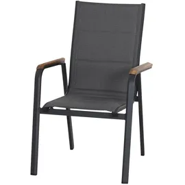 Siena Garden Tesoro Stapelsessel 67 x 62,5 x 97 cm anthrazit N40078