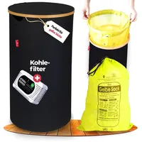 ® Gelber Sack Ständer mit Deckel – Müllsackhalter & Müllsackständer 80L mit G...