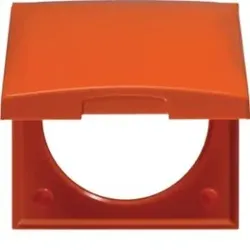Berker 918282574 Rahmen 1f m Klappdeckel ITG Flow orange