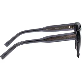 Marc O'Polo Sonnenbrille MARC O'POLO "Modell 506240", Damen, schwarz (blau, transparent), durchscheinend, leicht glänzend, Sonnenbrillen Sonnenbrille, Form Butterfly, Logoschriftzug auf Bügel, Kunststofffassung
