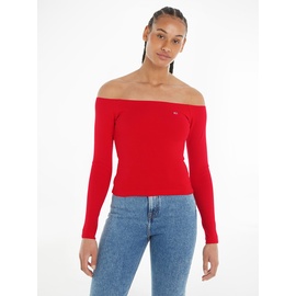 TOMMY JEANS Pullover in Rot - XL