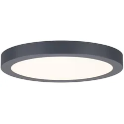 Paulmann LED Panel Abia rund Dunkelgrau