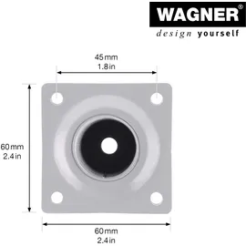 Wagner Möbelbein Telescope ST 1827 12182701 Ø 30 x 160-250 mm