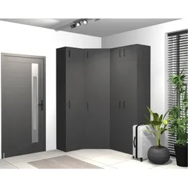 Mehrzweckschrank 80 x 195 x 40 cm Grau