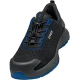 Uvex S1 PUR W11 6813842 Sicherheitshalbschuh S1 Schuhgröße (EU): 42 Schwarz, Blau 1 x-craft Halbschuhe 68138 Weite 11 Grösse 42)