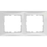 Berker Abdeckrahmen 2-fach S1 Polarweiß