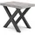SKRAUT HOME Ausziehtisch 262 x 73 x 90 cm zementgrau