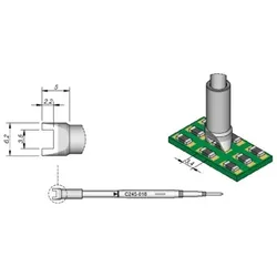 SMD-Entlötspitze Serie C245, C245018/3,5mm, für Chip-Komponenten