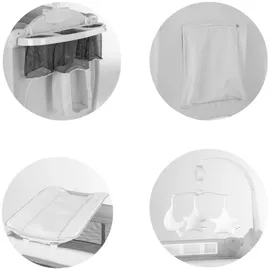 Chipolino Reisebett Bella 2 Ebenen seitlicher Eingang Musikmobile Wickelauflage beige Kunststoff, 60x120 cm, Babymöbel, Babybetten, Reisebetten