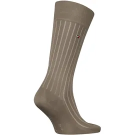 Tommy Hilfiger Premium Rib Crew Socken 45-46 Beige/Braun
