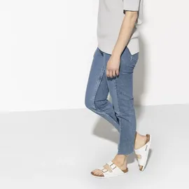 Birkenstock Arizona Birko-Flor Lack schmal patent white 37