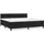 vidaXL Boxspringbett 200 x 200 cm Schwarz