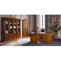 JVmoebel Zimmertür Barock Tür + Zarge Innentüren Maßanfertigung Klassische Holz Türen, Made in Europa braun