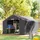 Outsunny Garagenzelt 300 x 300 x 210 cm wasserdicht Silber