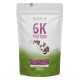 Nutri + Vegan 6K Proteinpulver Chocolate Pulver 1000 g