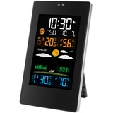 Wetterstation Funk mit Außensensor, Wetterstationen Innen und Außentemperatur mit Wettervorhersage, Multifunktionale Funkwetterstation RF Digital Thermometer Hygrometer