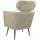 Hofmann Living And More Loungesessel Polyester 72 x 95 x 67 cm Beige höhenverstellbar