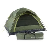 Where Tomorrow Pop Up Zelt für 4-6 Personen – Wurfzelt mit 10 Sek. Quick-Up Aufbau | Wetterfestes Camping Zelt Regen, Schnee, Wind, Sand | mit hoher Bodenwanne, Moskitonetz, Dachlüftung