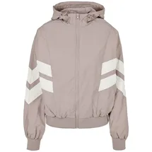 URBAN CLASSICS Crinkle Batwing Sweatshirt Pink / White S