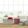 Relaxdays Sitzbank Truhenbank Grau 37,5 x 76,5 x 38,5 cm