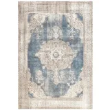 lalee.avenue Maxi AE 8400 Creme / blau 140cm x 200cm