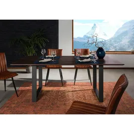 Massivmoebel24 Esszimmertisch 200 x 76 x 100 cm braun