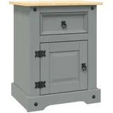 vidaXL Nachtschrank Corona 53 x 39 x 67 cm Grau