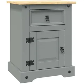 vidaXL Nachtschrank Corona 53 x 39 x 67 cm Grau