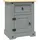 vidaXL Nachtschrank Corona 53 x 39 x 67 cm Grau