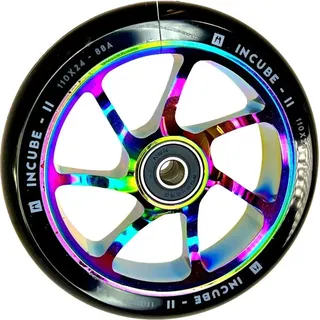 F26 Ethic DTC Incube II Stunt-Scooter Rolle110mm Neochrom - Silber