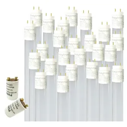 Aigostar 10x 150cm LED Röhre Tube Leuchtstoffröhren 24w 2280 Lumen 3000K Warmweiß