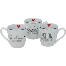 Boltze Jumbobecher Kaffeetasse 0,48 l Silber 3