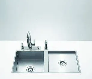 Dornbracht Doppelbecken 930 x 405mm , 3856100086 - Edelstahl gebürstet