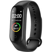 GAESHOW M4 Fitness Tracker, Smartwatch Herzfrequenzmesser, Smartwatch Smart Band, Damen Herren Fitness Uhr, Handgelenk Schrittzähler mit Blutdruckmessung (Schwarz)