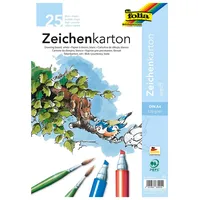 Folia Zeichenkarton A4 120 g/m2 25 Blatt weiß