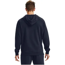 Under Armour Rival Fleece Big Logo Hoodie Herren 410 midnight navy/onyx white M