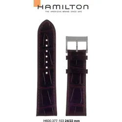 Hamilton - Seaview Band-set Leder-braun-24/22 H690.377.103 - braun