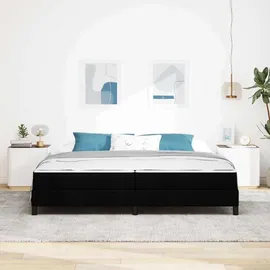 vidaXL Boxspringbett 200 x 200 cm Schwarz