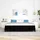 vidaXL Boxspringbett 200 x 200 cm Schwarz
